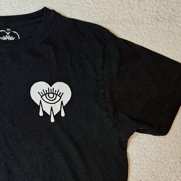 BAD MONDAY T Shirt Graphic 100% Cotton Black Snake Tattoo Style Men Size Medium - Picture 3 of 9